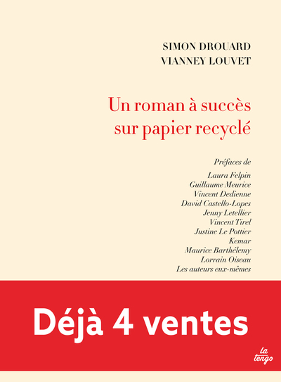 couverture du livre Un roman à succès sur papier recyclé